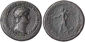 EmpireNero (54-68 AD) Dupondius Rome RIC ... 