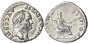EmpireVespasianus (69-79 AD) Denarius Rome ... 