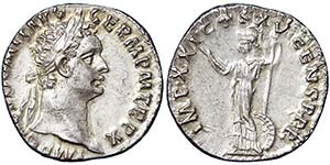 EmpireDomitianus (81-96 AD) Denarius Minerva ... 