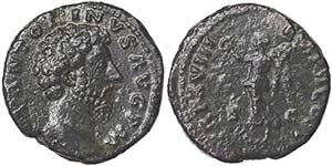 EmpireMarcus Aurelius (161-180 AD) Asse Rome ... 