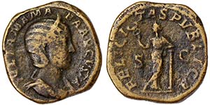 EmpireJulia Mamea (222-235 AD) Sestertius ... 
