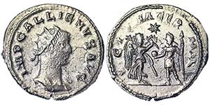 EmpireGallienus (253-268 AD) Denarius Rome ... 