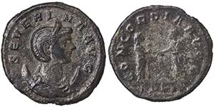 EmpireSeverina (270-275 AD) Antoninianus ... 