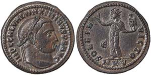 EmpireMaximinus Daia II (305-313 AD) Follis ... 