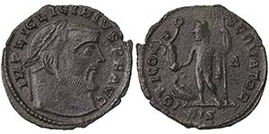 EmpireLicinius I (308-324 AD) Follis Siscia ... 