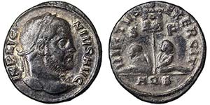 EmpireLicinius I (308-324 AD) Follis 320 AD ... 