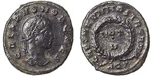 EmpireCrispo (317-326 AD) Follis 320-321 AD ... 