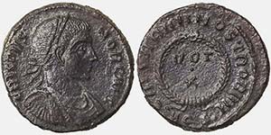 EmpireCrispo (317-326 AD) Follis 321 AD ... 