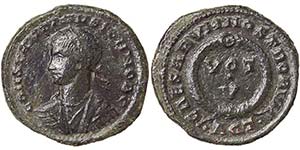 EmpireCostantinus II (317-340 AD) Follis 321 ... 