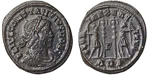 EmpireConstance (324-361 AD) Follis 335-336 ... 