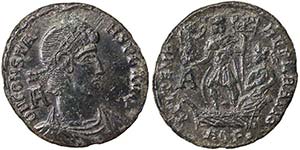 EmpireCostante (337-350 AD) Æ Issue 348-350 ... 