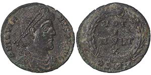 EmpireIovianus (363-364 AD) Æ Issue Sirmium ... 