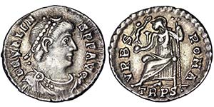 EmpireValens (364-378 AD) Siliqua Rome ... 