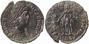 EmpireGratianus (366-383 AD) Æ Issue ... 