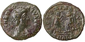 EmpireTheodosius I (379-395 AD) Æ Issue ... 