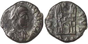 EmpireMagnus Maximus (383-388 AD) Nummus ... 