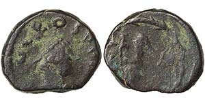 EmpireLeo I (457-474 AD) Æ Issue   1.28 g. ... 