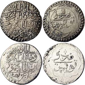 Tunisia TunisMahmud II (AH1223-25 / 1808-39 ... 