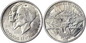 United States 1/2 Dollar (Arkansas ... 
