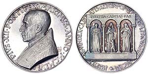 Vatican city (1871 - date)Pius XII ... 