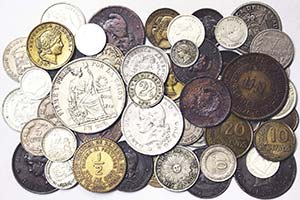  56 pcs.: Various coins and dates from many ... 