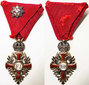 Austria  Order of Franz Joseph, Gran Cross ... 