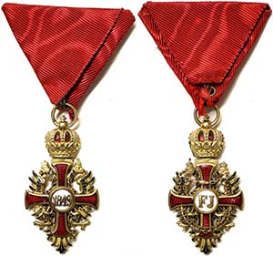Austria  Order of Franz Joseph,Knight cross ... 