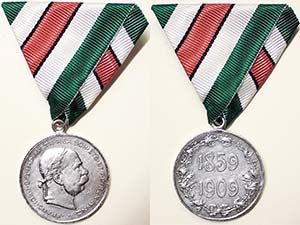 Austria  Tirolean Commemorative Medal 1909 ... 