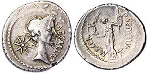 Empire Julius Caesar Denarius 44 BC (n.d.) ... 