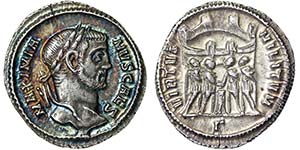 Empire Galerius Maximianus Caesar (293-305 ... 