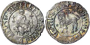 Armenia Kingdom Levon I (1199-1226) Double ... 