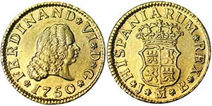 Spain Kingdom Ferdinand VI (1746-1759) 1/2 ... 