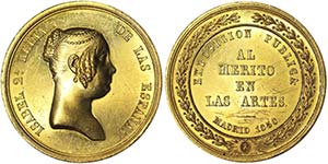 Spain Kingdom Isabel II (1833-1868) Medal ... 
