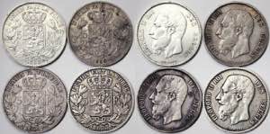 Belgium Leopold II (1865-1909) 5 Francs 4 ... 