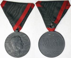 Austria Karl I (1916-1918) Medal Wounded ... 