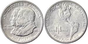 United States  1/2 Dollar (Monroe Doctrine ... 