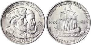 United States  1/2 Dollar (Huguenot-Walloon ... 