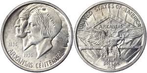 United States  1/2 Dollar (Arkansas ... 