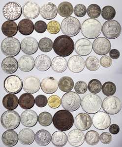 LOT  28 pcs.: Various coins from Austria ... 