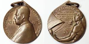 Vatican Pius X (1903-1914) Medal Unione ... 