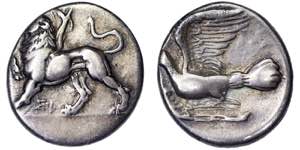 Sykion/Sicyon  Triobol 330-280 BC   2.75 g. ... 