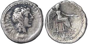 Republic M. Porcius Cato (89 BC) Quinarius ... 