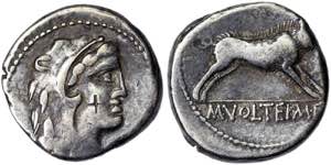 Republic M. Volteius (78 BC) Denarius Rome ... 