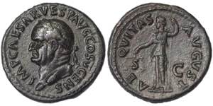 Empire Vespasianus (69-79 AD) As Rome RIC ... 