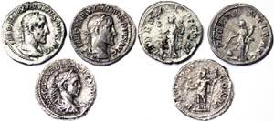 Empire Maximus (235-238 AD) Denarius Lot of ... 