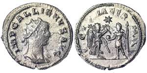 Empire Gallienus (253-268 AD) Denarius Rome ... 
