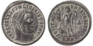Empire Licinius I (308-324 AD) Follis ... 