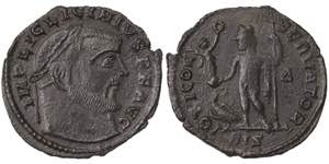 Empire Licinius I (308-324 AD) Follis Siscia ... 