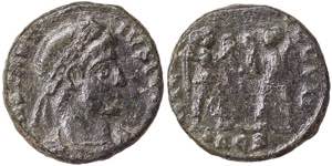 Empire Constance (324-361 AD) Follis 347-348 ... 