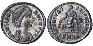 Empire Helena (328-329 AD) Follis Alexandria ... 